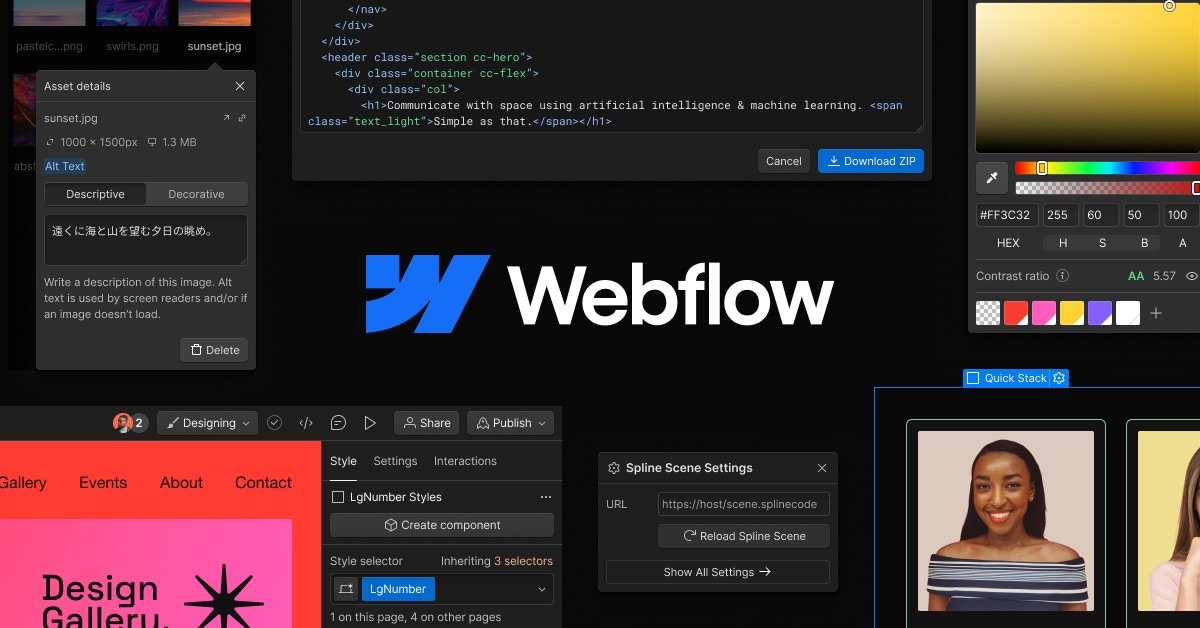 Webflow - Best Web Design Tools 2024